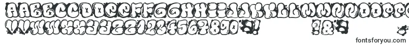 Шрифт FontElfontBubble – шрифты с обводкой
