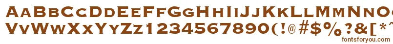 GraverplateextraboldRegular Font – Brown Fonts