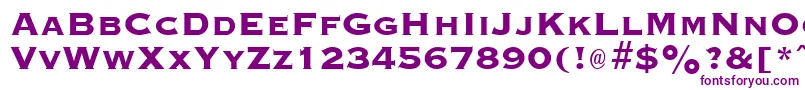 Шрифт GraverplateextraboldRegular – фиолетовые шрифты