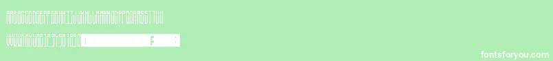 Severedfs Font – White Fonts on Green Background