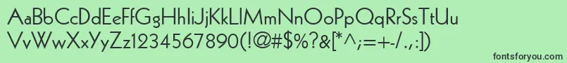 Więcej informacji o czcionce KabelLtBook Czcionka KabelLtBook – czarne czcionki na zielonym tle