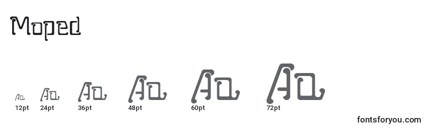 Moped Font Sizes
