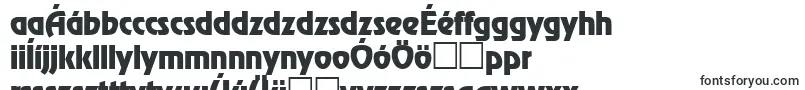 RagtimeBold-Schriftart – ungarische Schriften