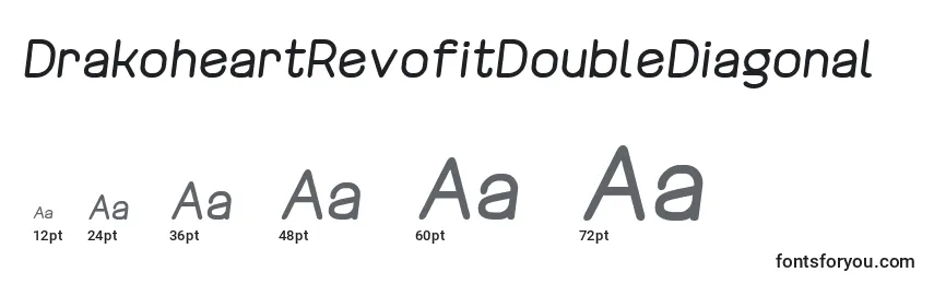 Размеры шрифта DrakoheartRevofitDoubleDiagonal