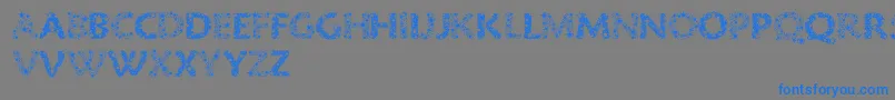 RazzleDazzle Font – Blue Fonts on Gray Background