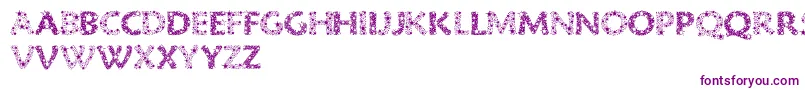 RazzleDazzle Font – Purple Fonts on White Background