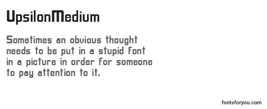 UpsilonMedium Font