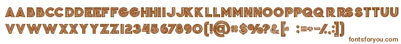 Шрифт Jordanboldgrunge – коричневые шрифты на белом фоне