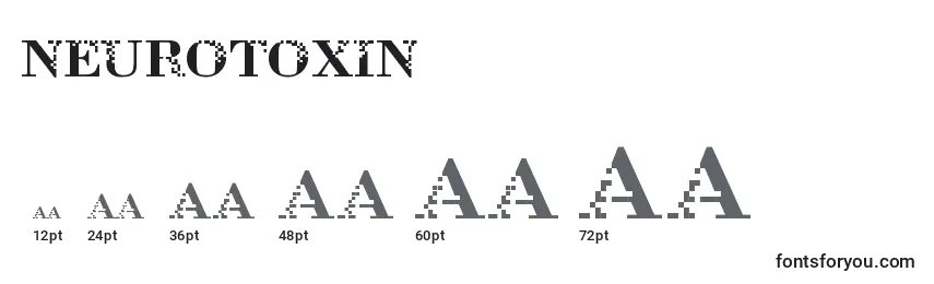 Neurotoxin Font Sizes