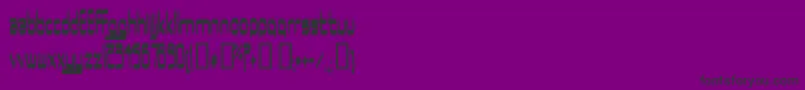Ururma Font – Black Fonts on Purple Background
