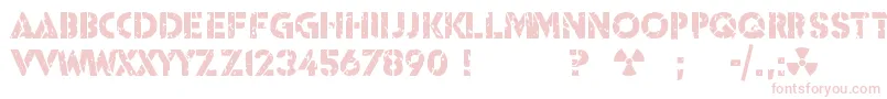 Icbmss25 Font – Pink Fonts on White Background