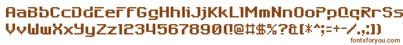 6809 Font – Brown Fonts