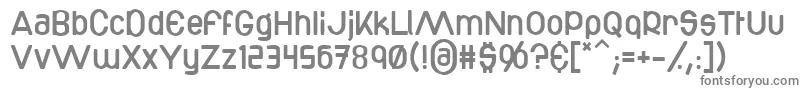 Bottix Font – Gray Fonts on White Background