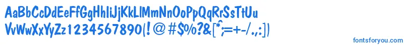 PolcasualRegular Font – Blue Fonts