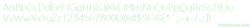 OcieLight Font – Green Fonts