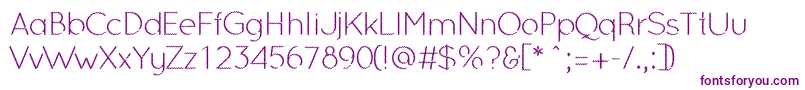 OcieLight Font – Purple Fonts