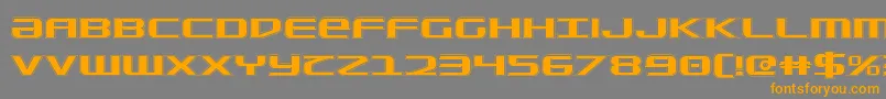 SdfCollege Font – Orange Fonts on Gray Background