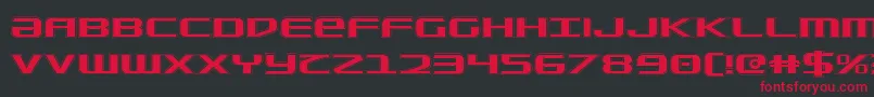 SdfCollege Font – Red Fonts on Black Background
