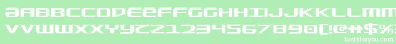 SdfCollege Font – White Fonts on Green Background