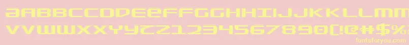 SdfCollege Font – Yellow Fonts on Pink Background