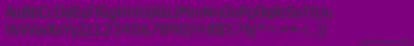 Ariergardbookc Font – Black Fonts on Purple Background