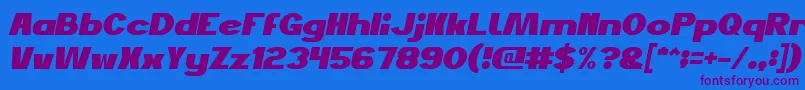 fuente JustDoGoodItalic – Fuentes Moradas Sobre Fondo Azul