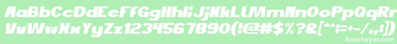fuente JustDoGoodItalic – Fuentes Blancas Sobre Fondo Verde