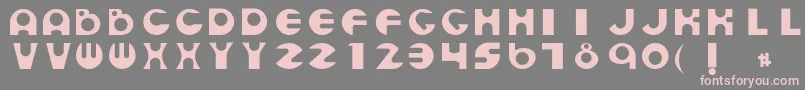 More about Sanderst Font Sanderst Font – Pink Fonts on Gray Background