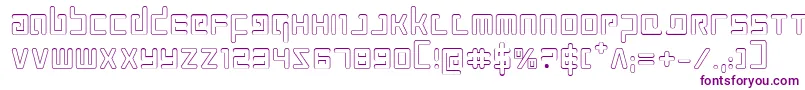 Prokofievo Font – Purple Fonts on White Background