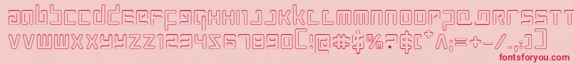 Prokofievo Font – Red Fonts on Pink Background