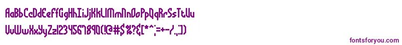 BocumaAngleBrk Font – Purple Fonts on White Background