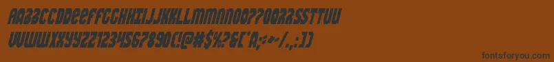 More about Warnationcondital Font Warnationcondital Font – Black Fonts on Brown Background