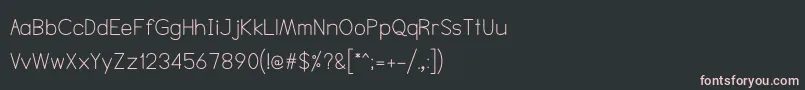 Шрифт Ntsakkhara – розовые шрифты на чёрном фоне