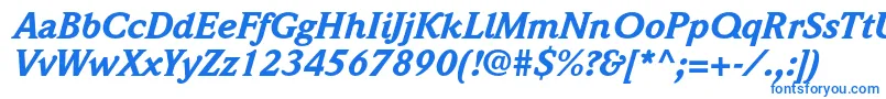 Police WeidemannstdBlackitalic – polices bleues