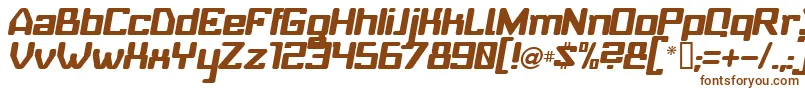 BabyUniverseItalic Font – Brown Fonts