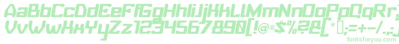 BabyUniverseItalic Font – Green Fonts