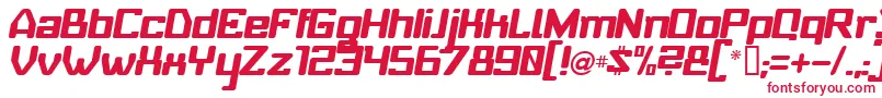 BabyUniverseItalic Font – Red Fonts