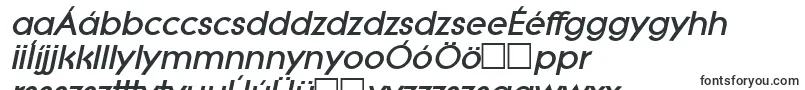 Шрифт LitheextraboldItalic – венгерские шрифты