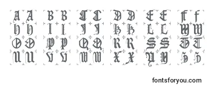 Обзор шрифта Gothiccapsb