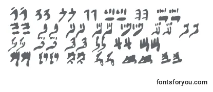 Überblick über die Schriftart Hieraticnumerals