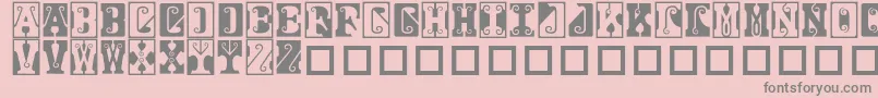 Gosford Font – Gray Fonts on Pink Background