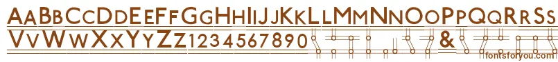 TubeStationPlus. Font – Brown Fonts