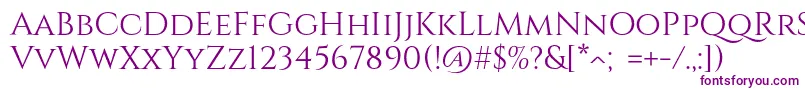 CinzelRegular Font – Purple Fonts