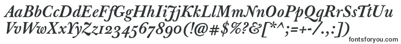 JbaskervilletmedItalic Font – Fonts for Windows