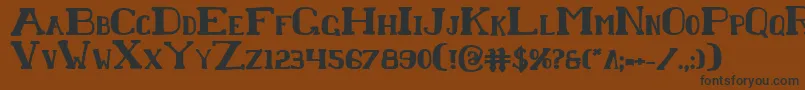 ChardinDoihleBold Font – Black Fonts on Brown Background