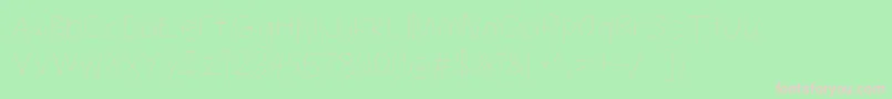 Filamentfour Font – Pink Fonts on Green Background