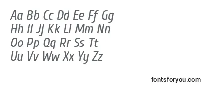 CuprumItalic Font