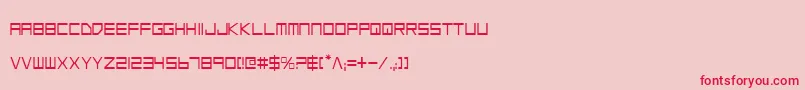 fuente LowGunScreenCondensed – Fuentes Rojas Sobre Fondo Rosa