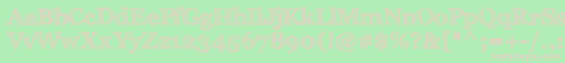 FffTusjРџРѕР»СѓР¶РёСЂРЅС‹Р№ Font – Pink Fonts on Green Background