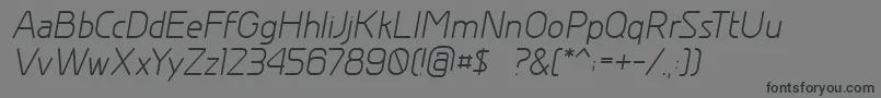 fuente GreyscalebasicItalic – Fuentes Negras Sobre Fondo Gris
